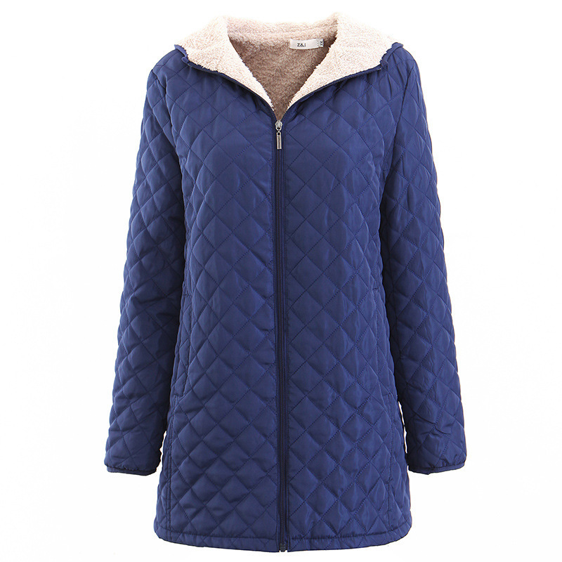 Candy color ladies quilted jacket