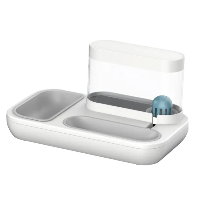 automatic pet cat feeder water dispenser White - Shop at LoveMi