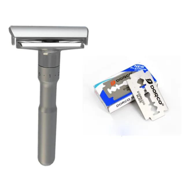 Adjustable Hand Shaving Razor Double sided Razor Holder Shaver Set - Shop at LoveMi
