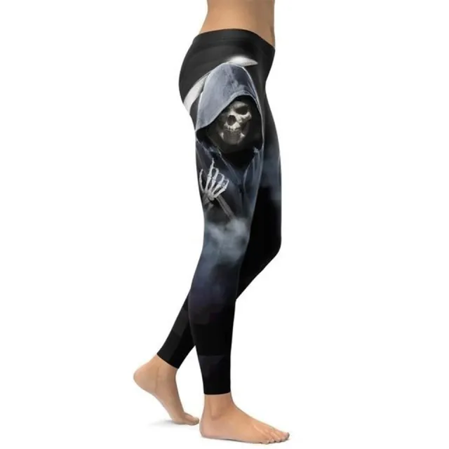 Digital printed leggings Black - Shop at LoveMi