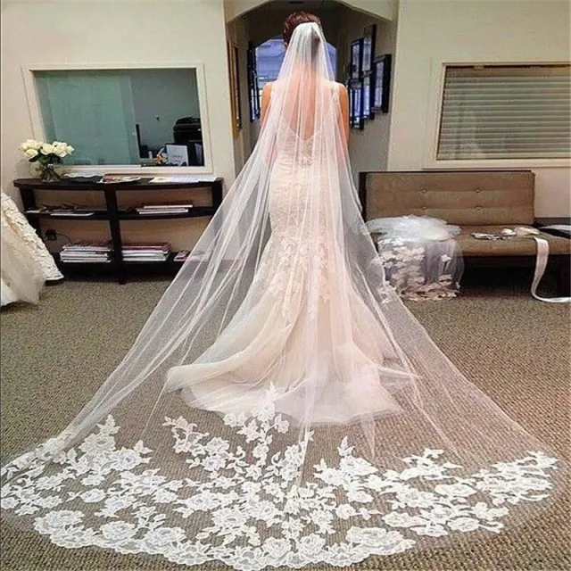 Lace bridal veil Beige - Shop at LoveMi