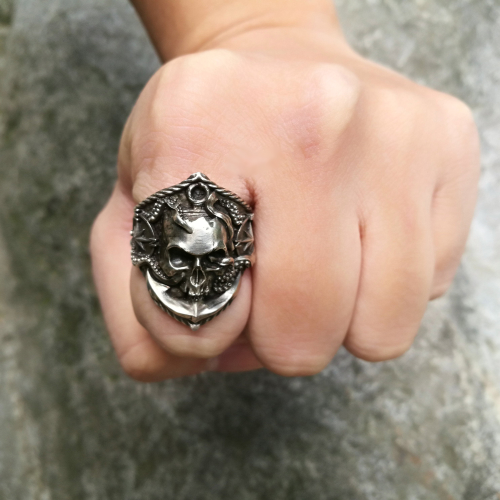 Squid adsorption men's ring