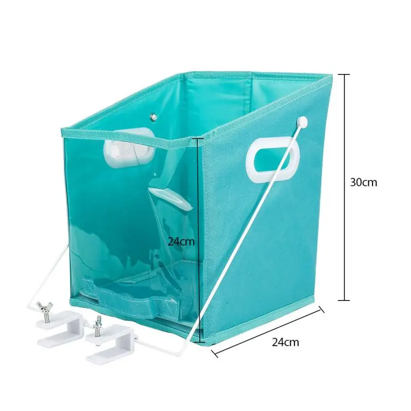 Closet Caddy Dirty Clothes Storage Box Organizer Basket - Blue