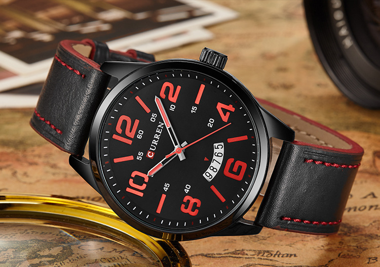 Waterproof quartz watch