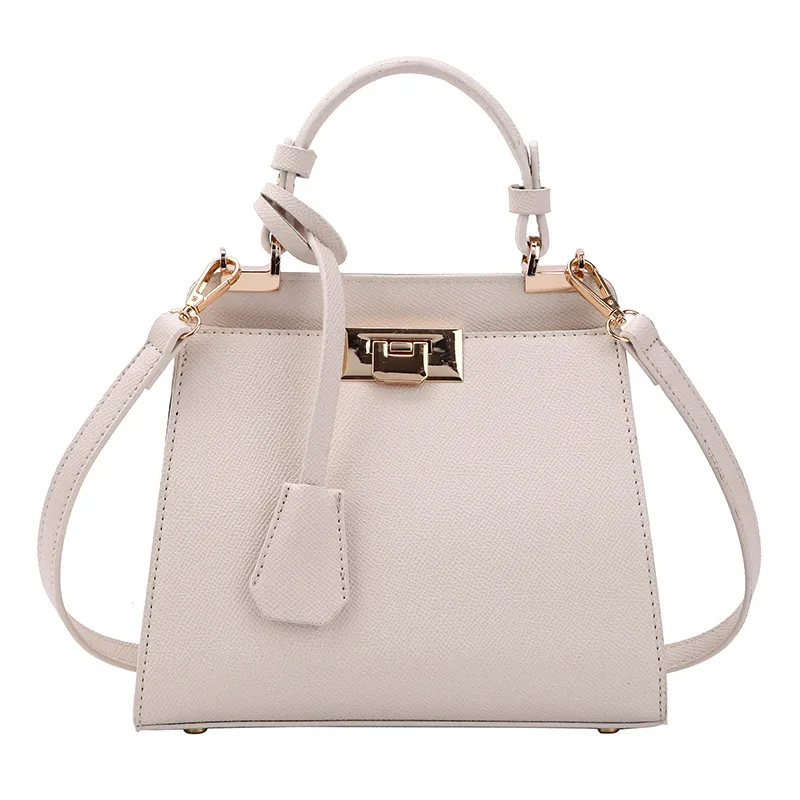 All-match shoulder messenger bag - White