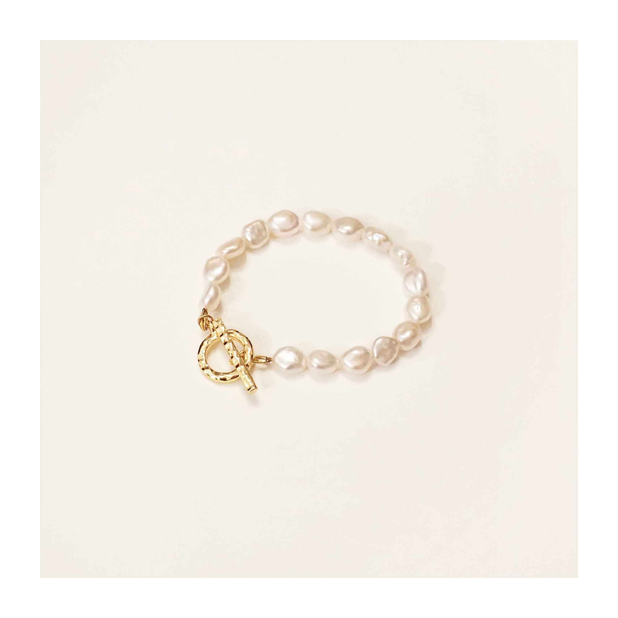 Natural Baroque Vintage Pearl Bracelet