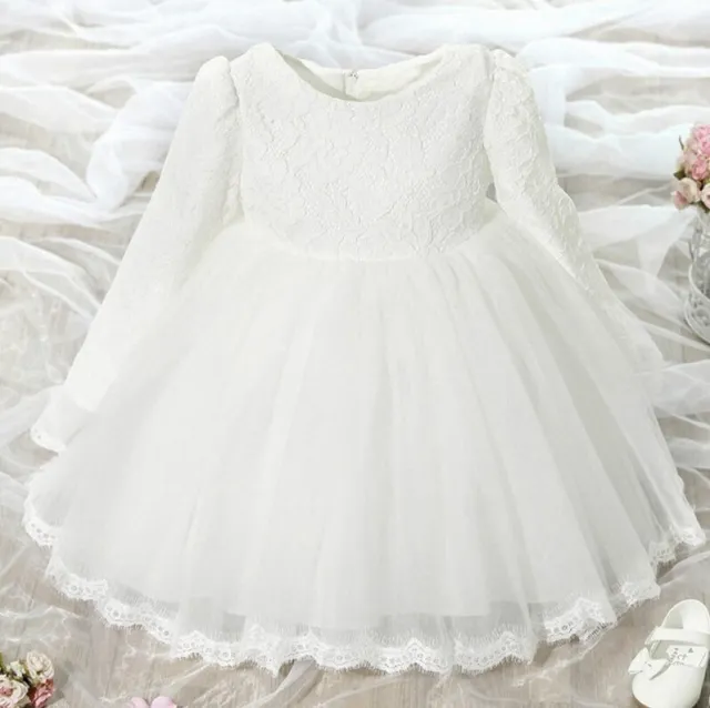 Lace princess dress girls summer dress White - Shop at LoveMi
