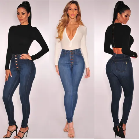 Autumn High Selling Ladies Jeans Waist Sexy Female Skinny