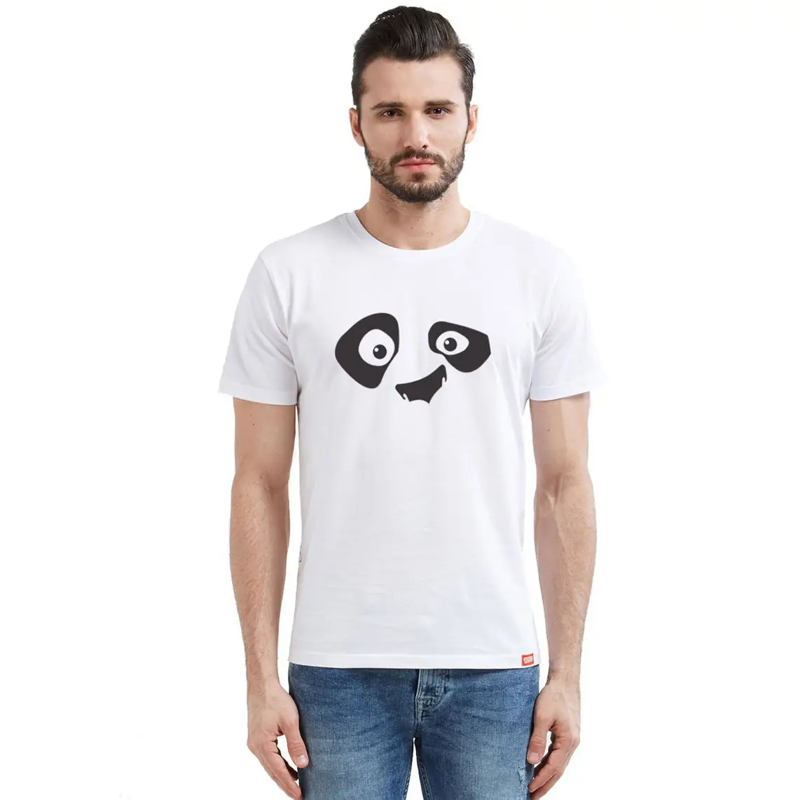 Men's short sleeve panda T-shirt