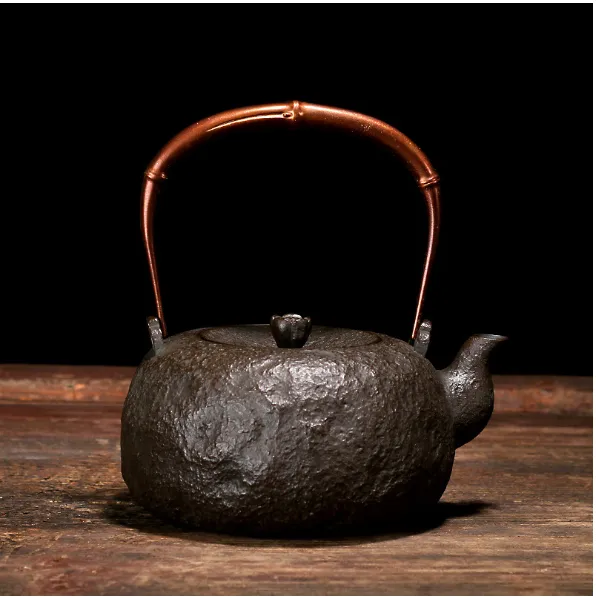 Japanese style iron kettle Plain - Shop at LoveMi