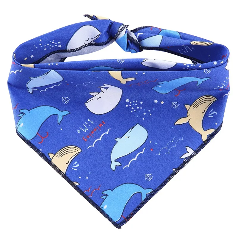 Dog scarf triangle scarf - Dolphin