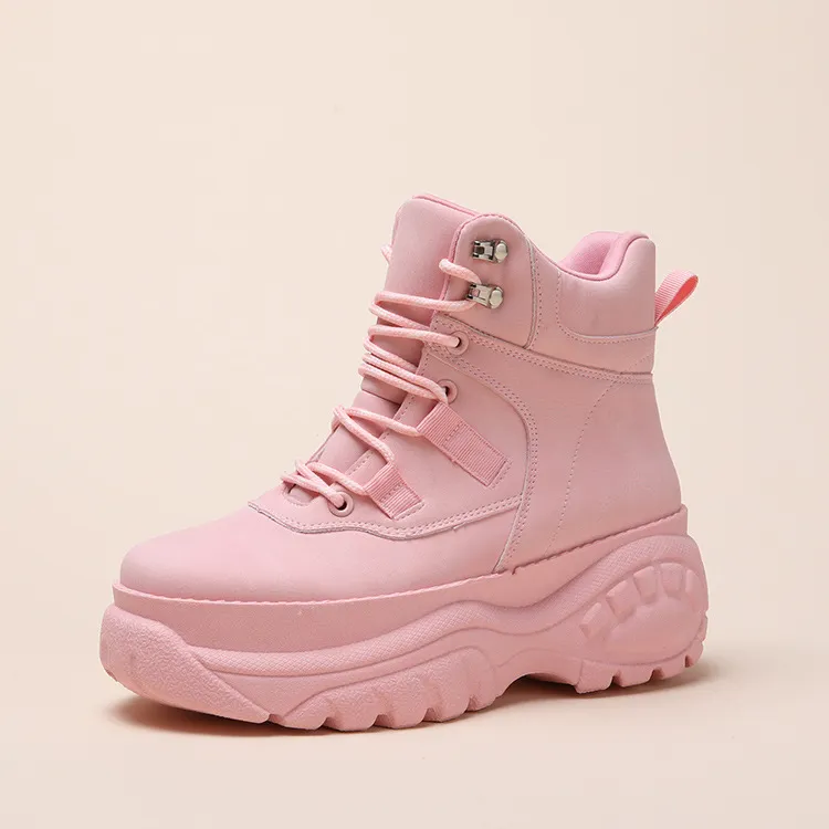 Trendy Korean casual shoes - Pink