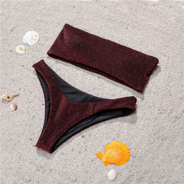 Tube top bikini Red - Shop at LoveMi