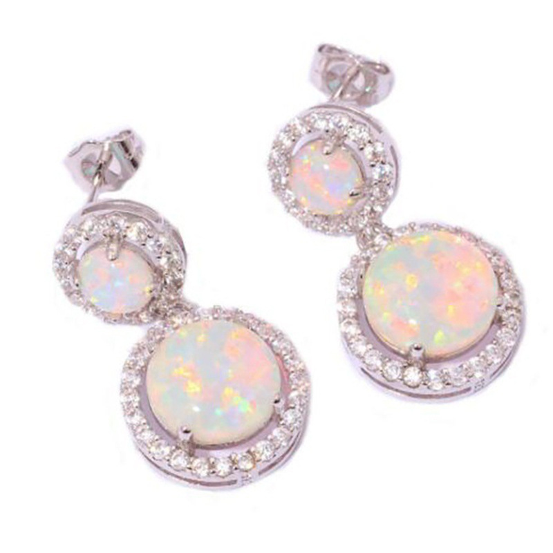 Ladies Round Earrings