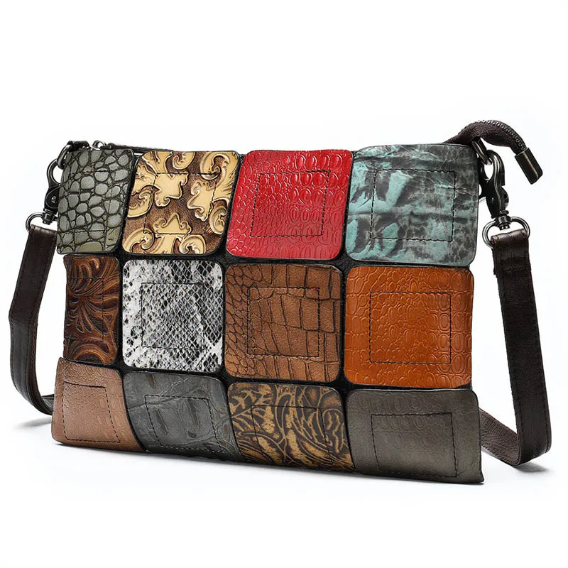 Ethnic bucket bag - Color Matching-A
