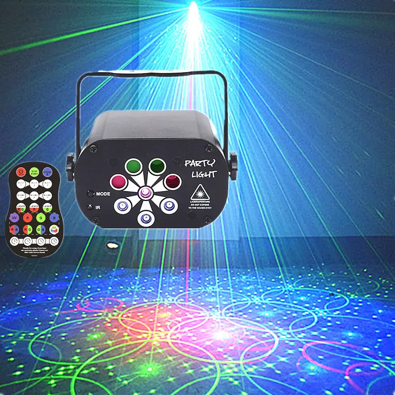 New LED Stage Light Laser Projector Disco