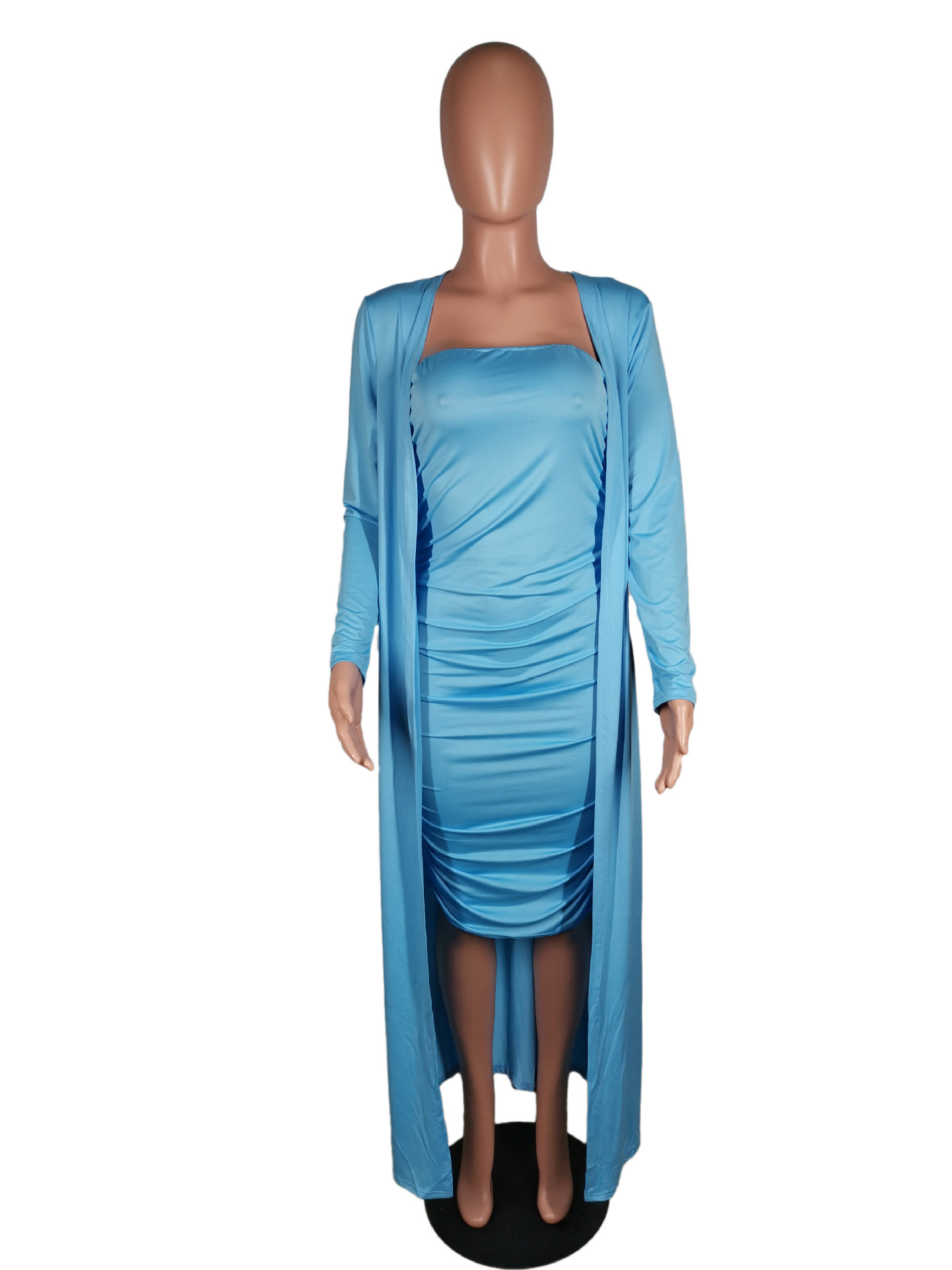 Walking cape two-piece suit