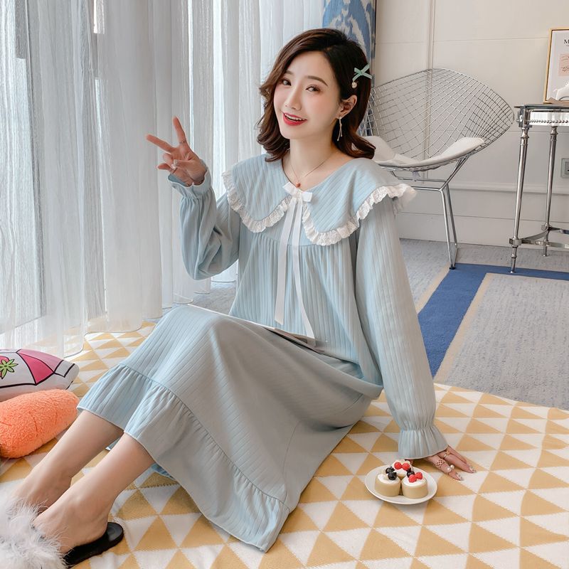 Title 3, Cotton long sleeved cute nightdress