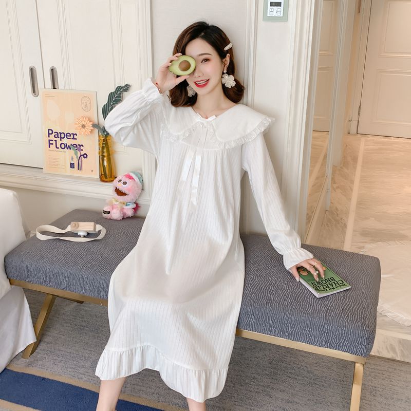 Title 4, Cotton long sleeved cute nightdress