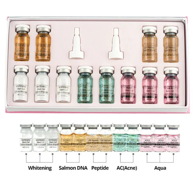 8ml Korean Cosmetics BB Cream - 12Pcs Gold Serum