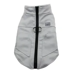 Winter Pets Keep Warm Vest Dog Cat Clothes - Grey - View 1
