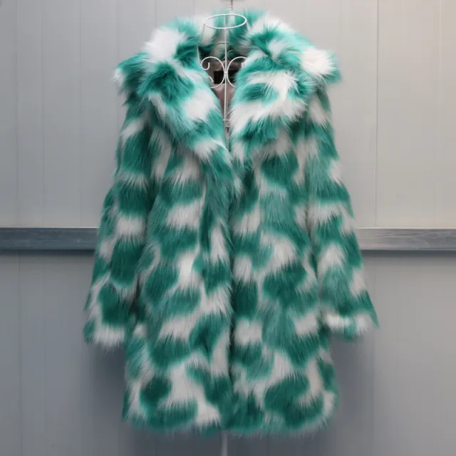 Women's Faux Fur Jacket Green - Shop at LoveMi