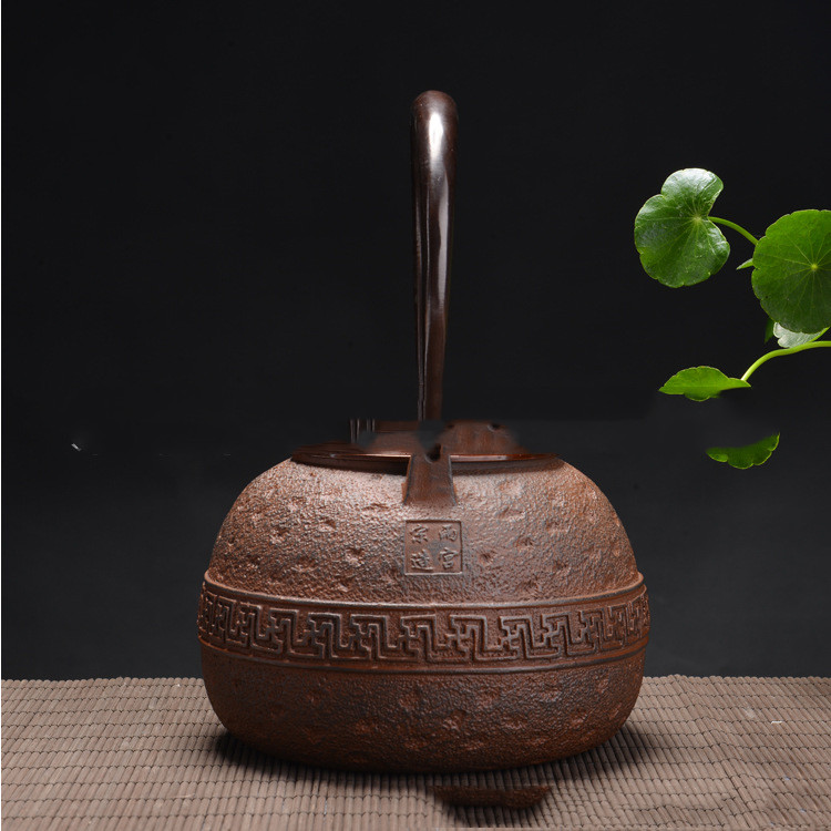 Cast iron teapot (Brown)