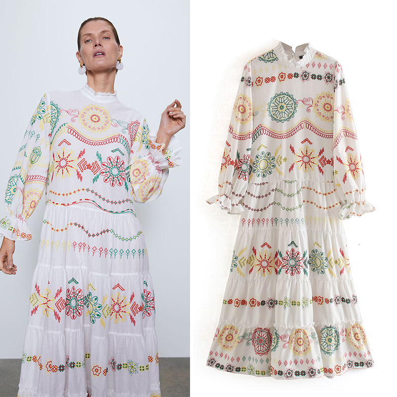 فستان نسائي مطبوع