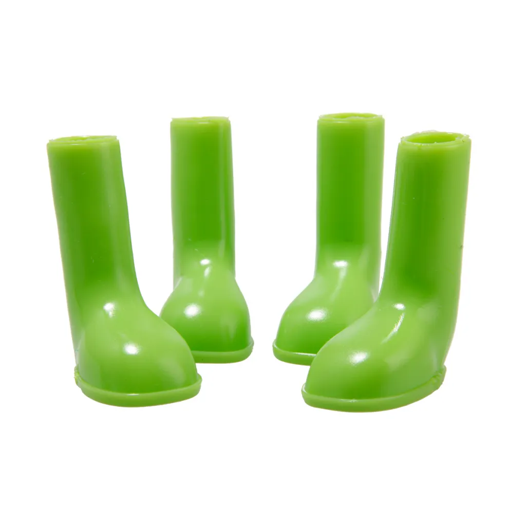 Waterproof rain shoes for pets - Green