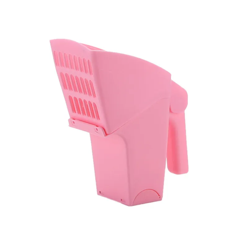Cat litter shovel trash can - Pink