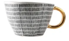 Nordic Irregular Mug - 4 Golden Handle
