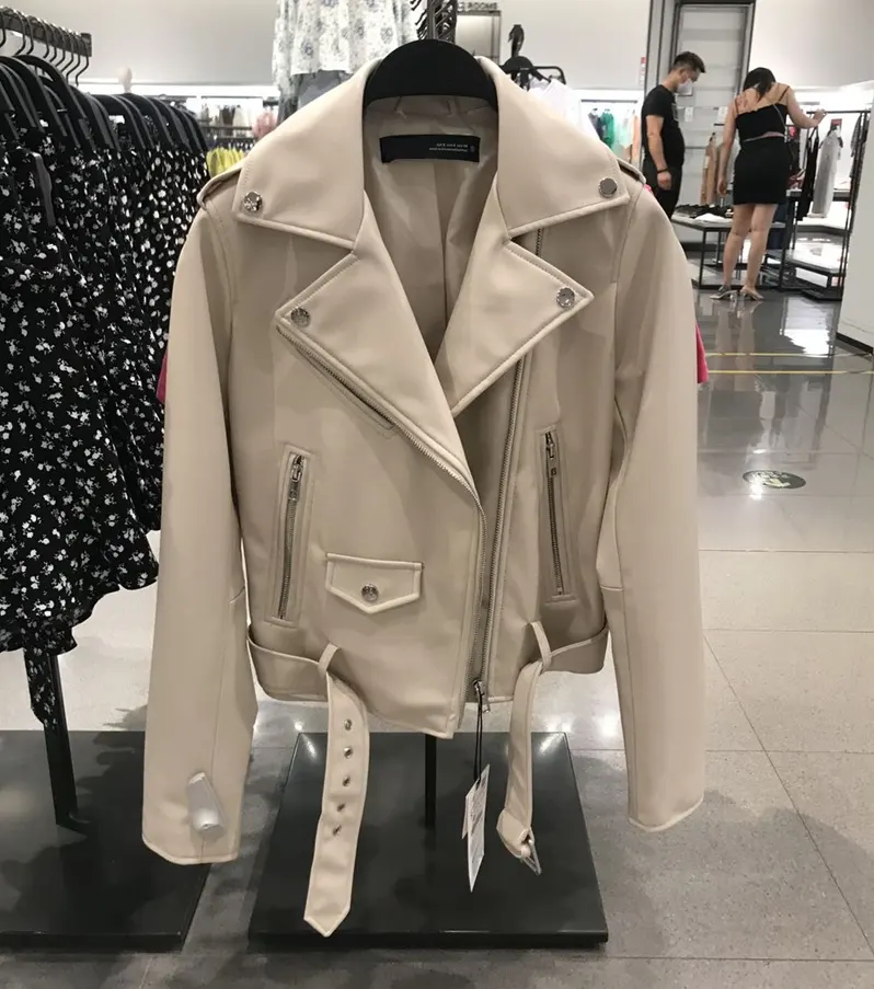 Faux Leather Biker Jacket