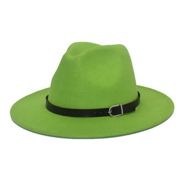 Female retro woolen hat Green - Shop at LoveMi