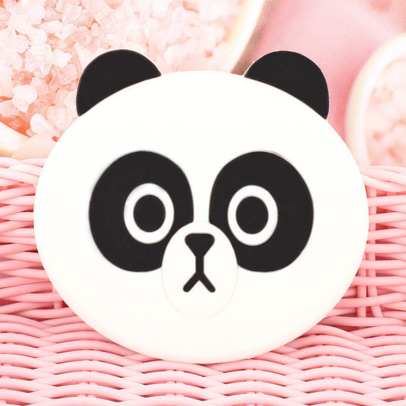 Cute bear with small mirror makeup mirror