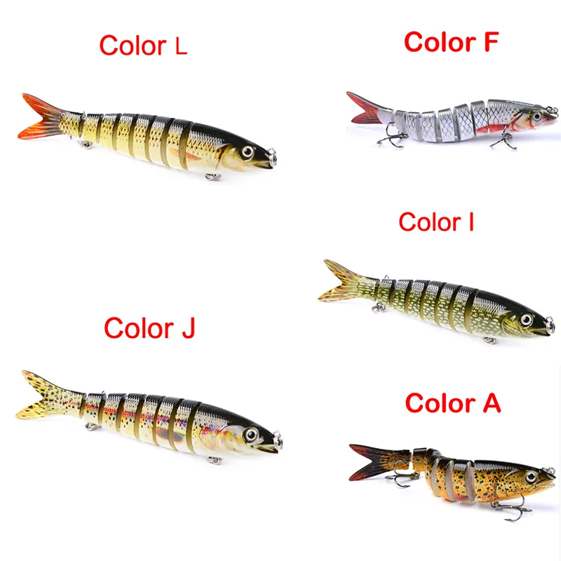 Pike Fishing Lures Artificial Multi Jointed Sections Hard Bait Trolling Pike Carp Fishing Tools – image 6
