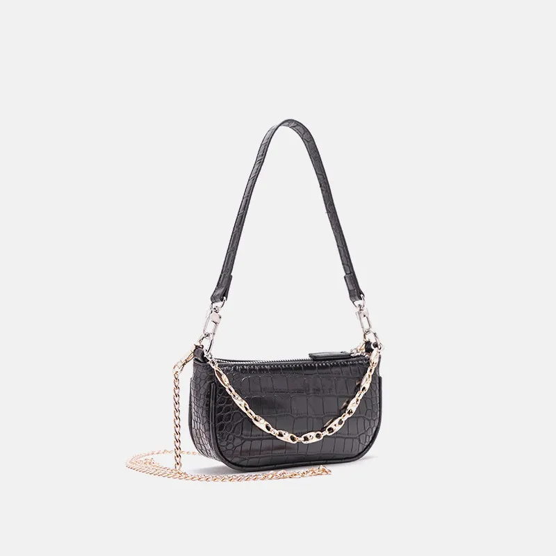 Ladies mini underarm bag - Black