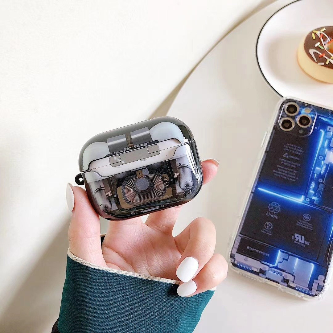 Compatible with Apple, Funny Mechanical Structure Earphone Case Earphone Cover