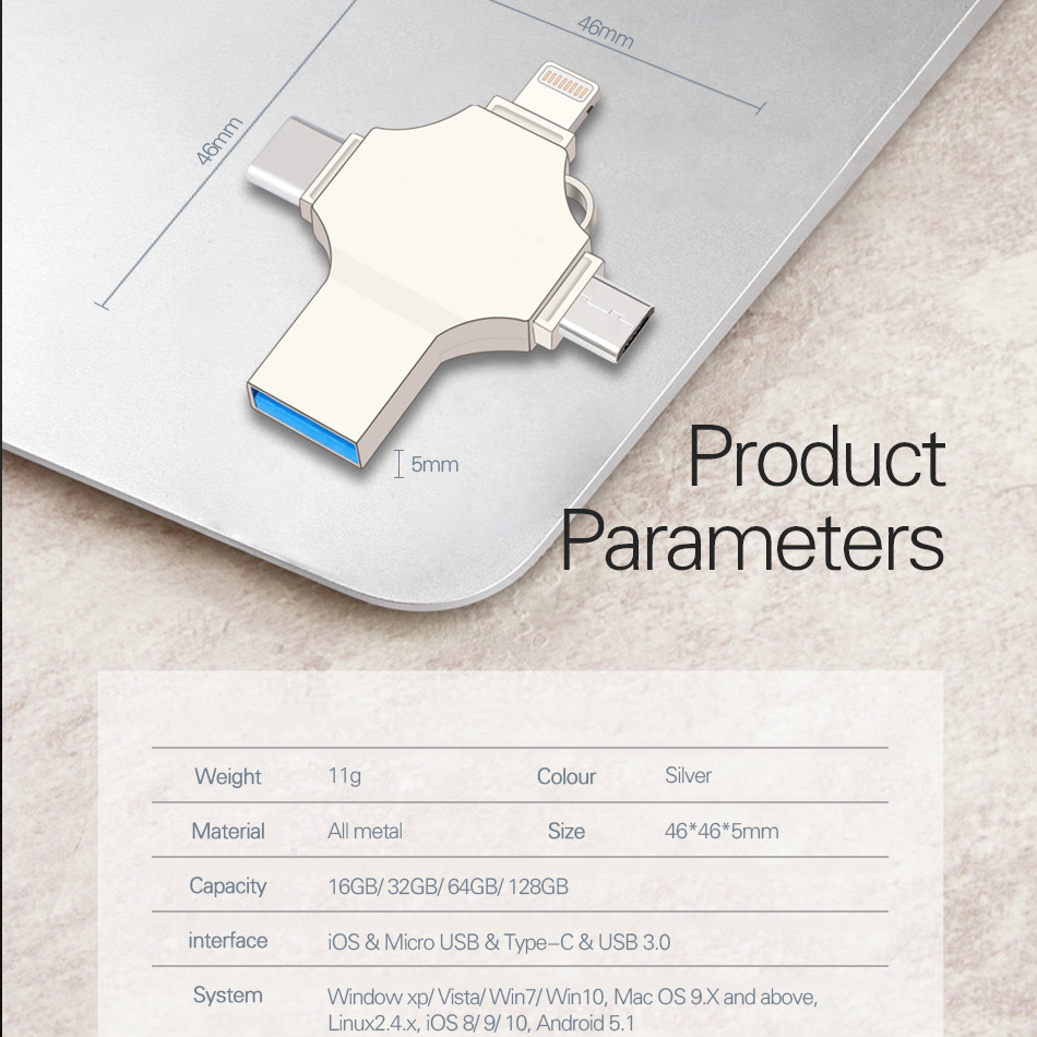 Metal Mobile Phone U Disk 14