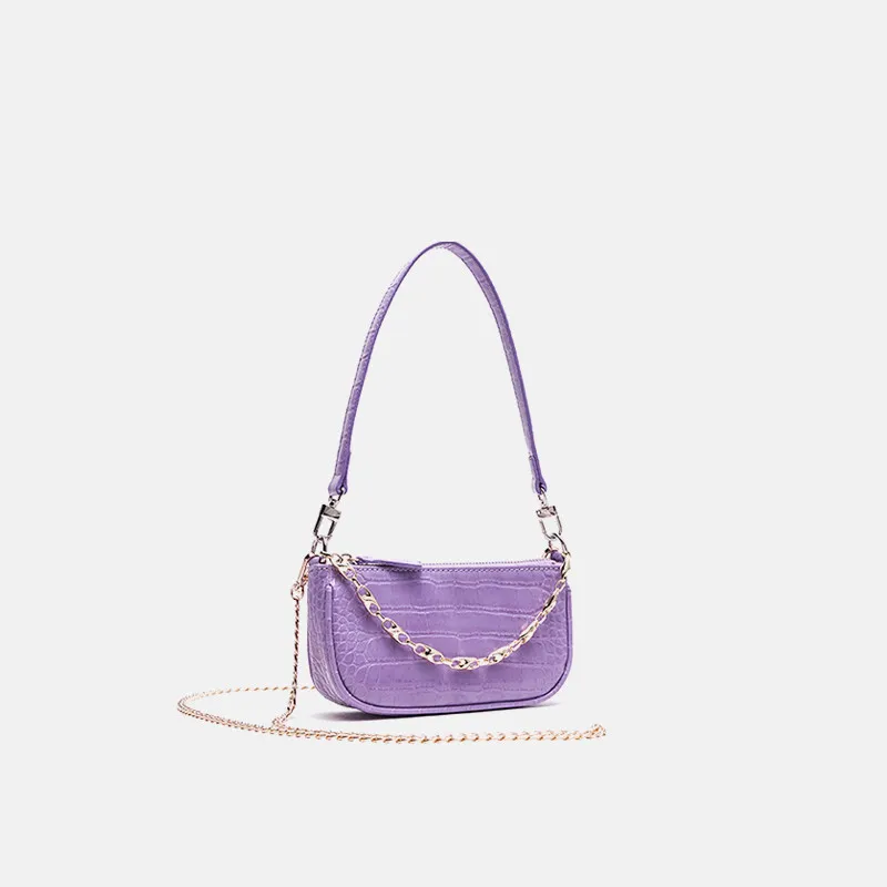 Ladies mini underarm bag - Purple