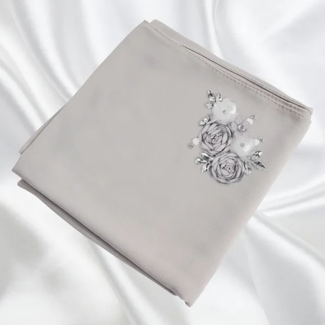 Muslim scarf handmade Light Grey - Shop at LoveMi