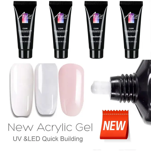 Fashion nail extension glue set fiber glass