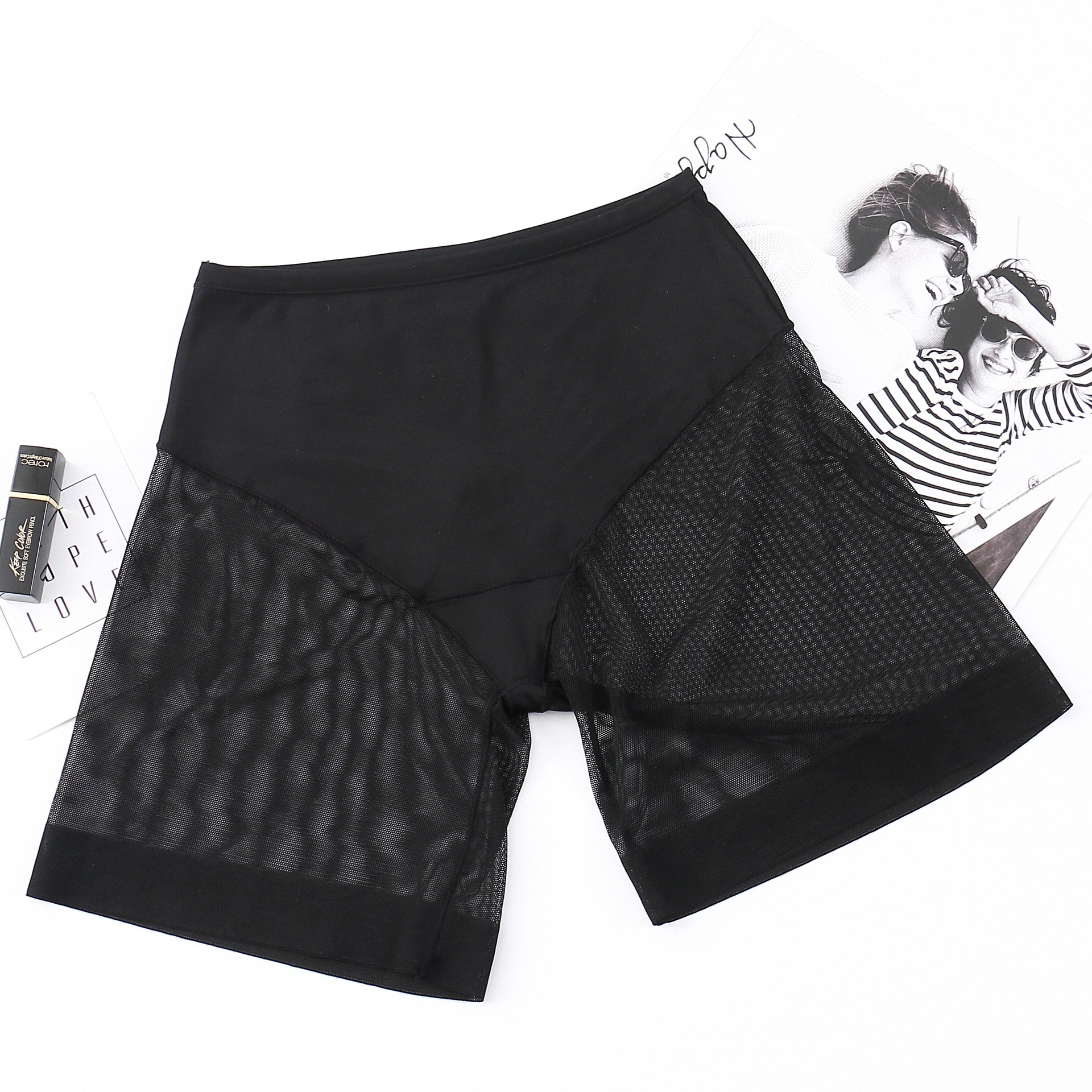 Corset mid rise boxer briefs Black - Shop at LoveMi