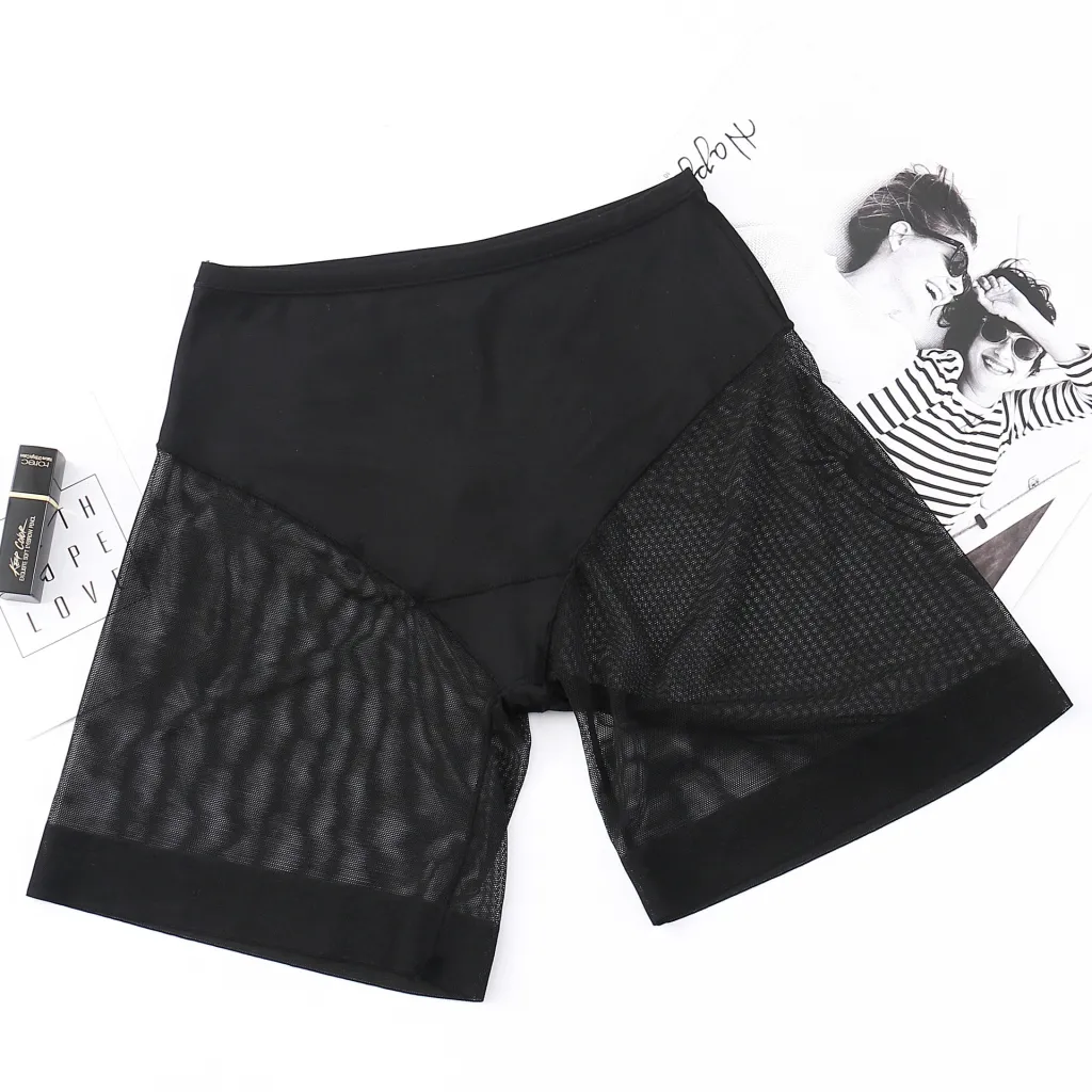 Corset mid-rise boxer briefs - Black
