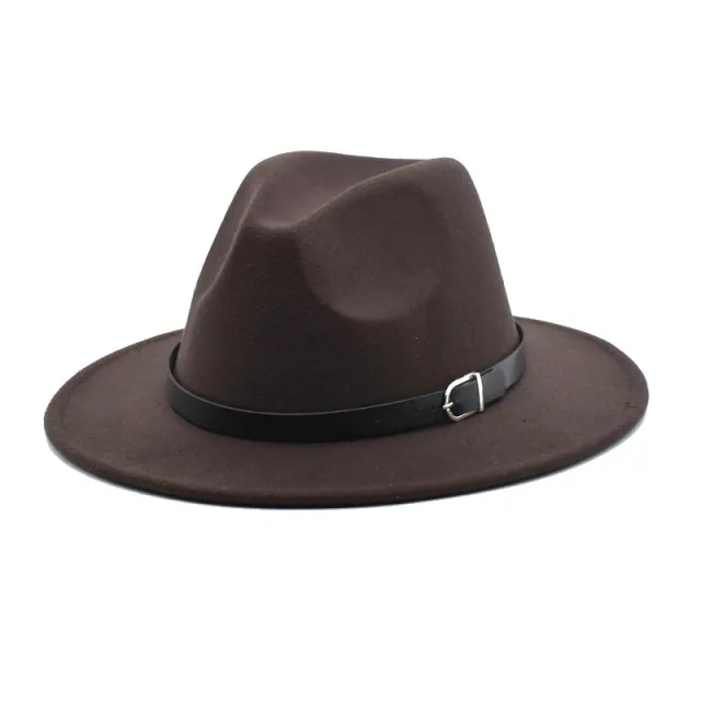 Female retro woolen hat Coffee - Shop at LoveMi