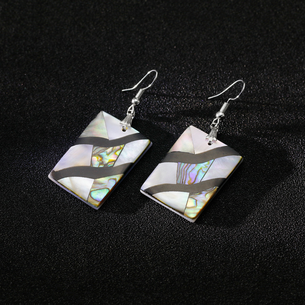 Natural Abalone Shell Earrings