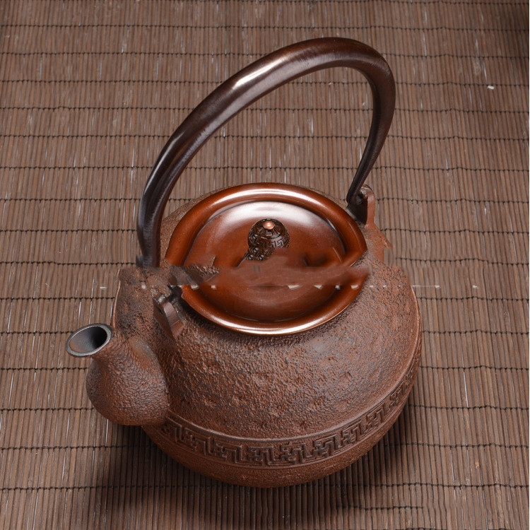 Cast iron teapot (Brown)