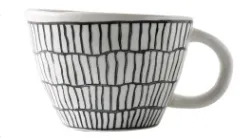 Nordic Irregular Mug - 8 White Andle