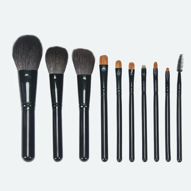 10 beginner makeup brush sets Black - Shop at LoveMi