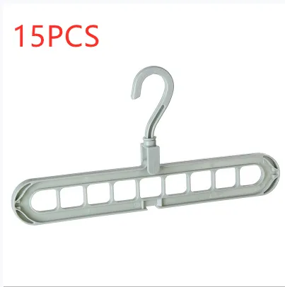 9 hole Clothes Hanger Organizer Space Saving Hanger Green15Pcs - Shop at LoveMi