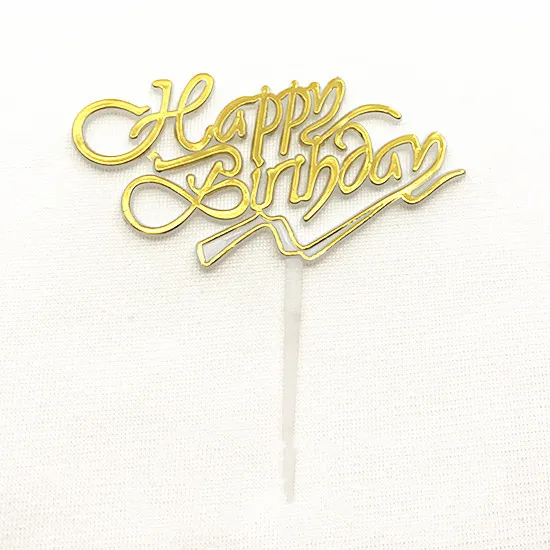 Happy birthday card Golden - Shop at LoveMi